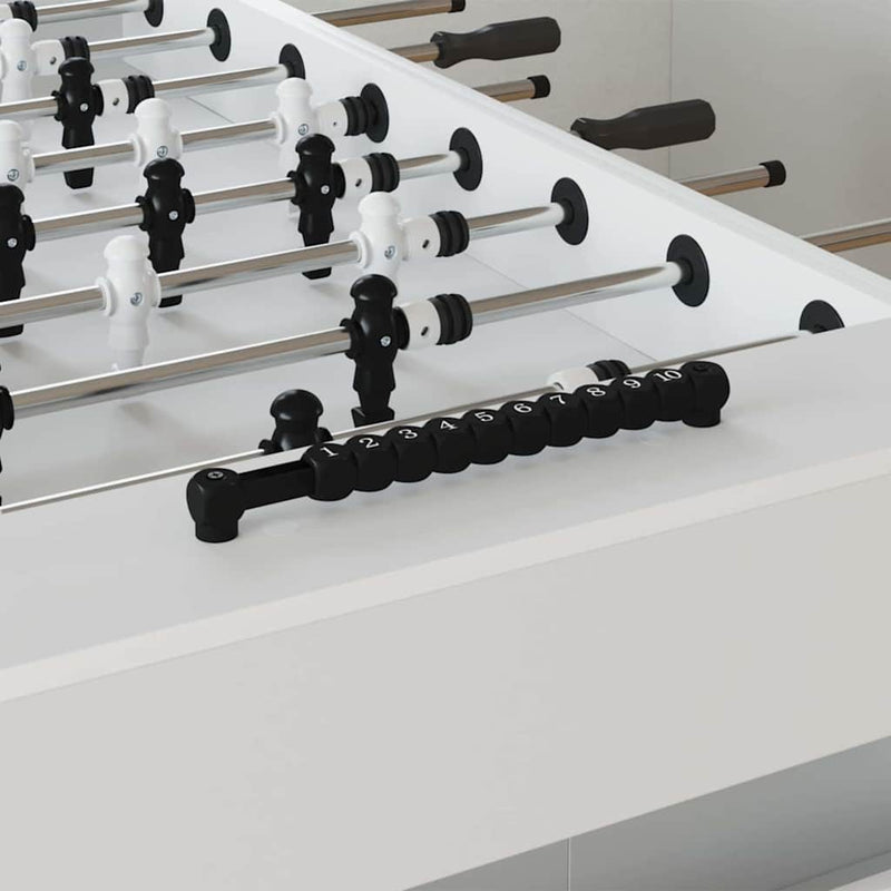 Load image into Gallery viewer, Vidaxl voetbal tafel tellingen 2 pcs zwart 30 x 2,2 x 2,9 cm kunststof
