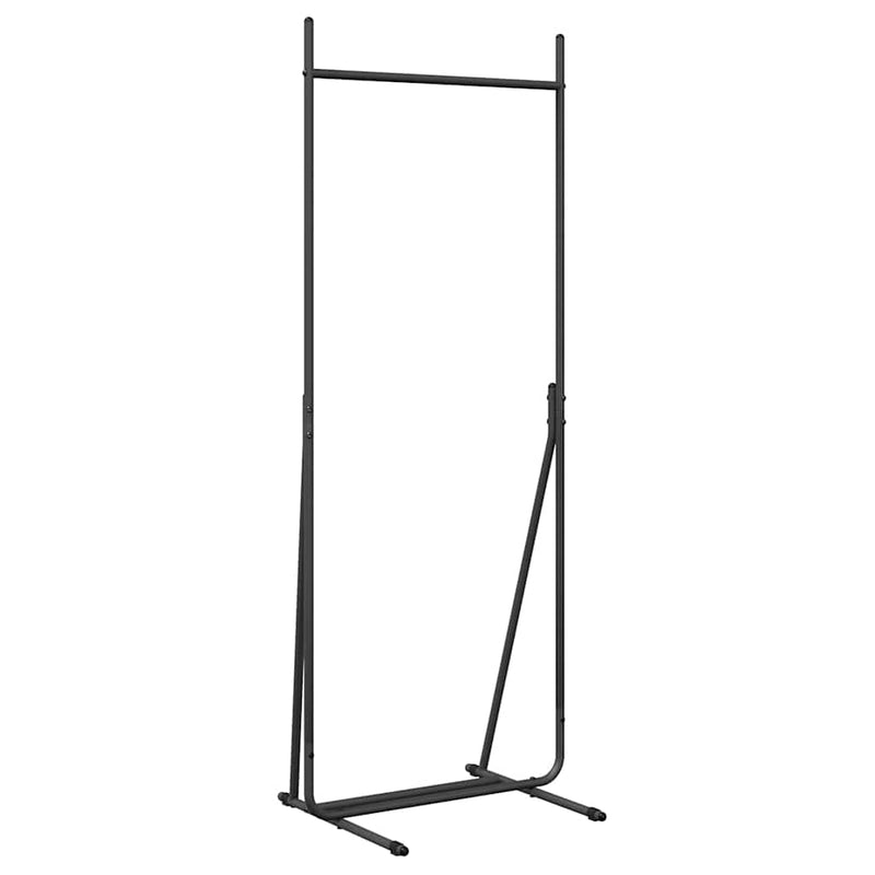 Load image into Gallery viewer, Vidaxl kledingrek zwart 62 x 48 x 158 cm staal
