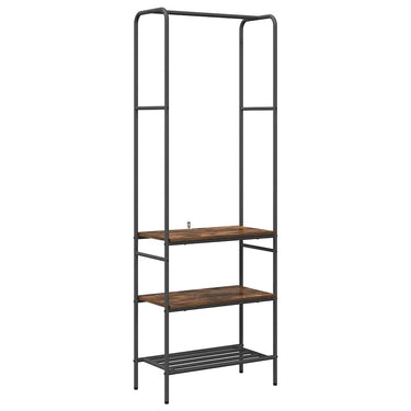 Vidaxl kledingrek gerookt eiken 60 x 30 x 171 cm bewerkt hout
