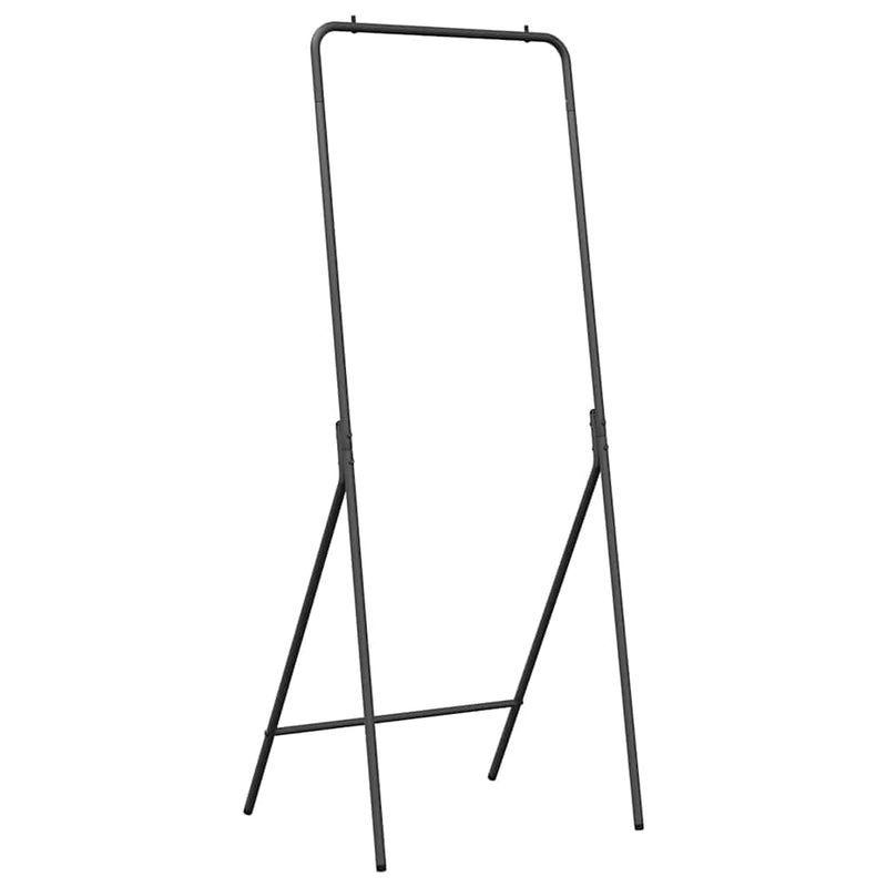 Load image into Gallery viewer, Vidaxl kledingrek zwart 60 x 53 x 155 cm staal

