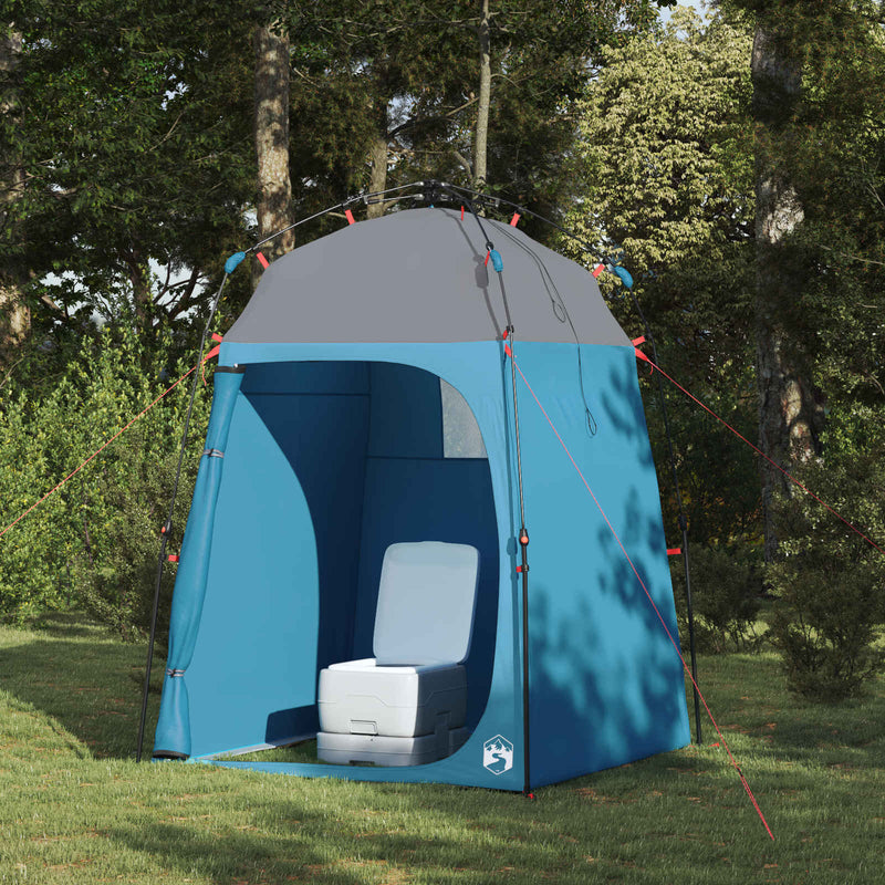 Load image into Gallery viewer, Vidaxl instant tent 2-person quick-release blauw 160 x 160 x 227 cm
