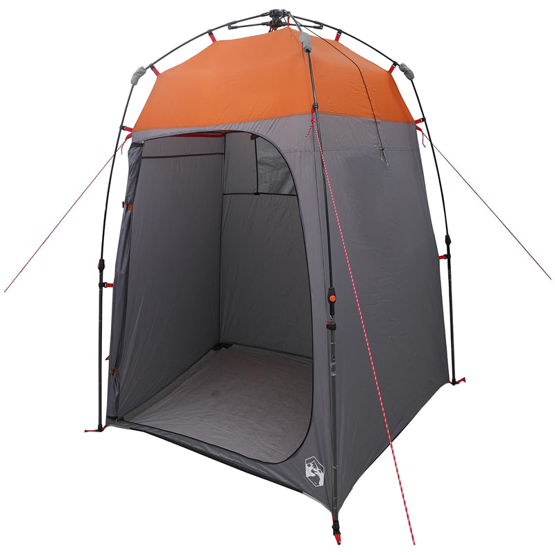 Load image into Gallery viewer, Vidaxl instant tent 2-person quick-release met dak grijs en oranje
