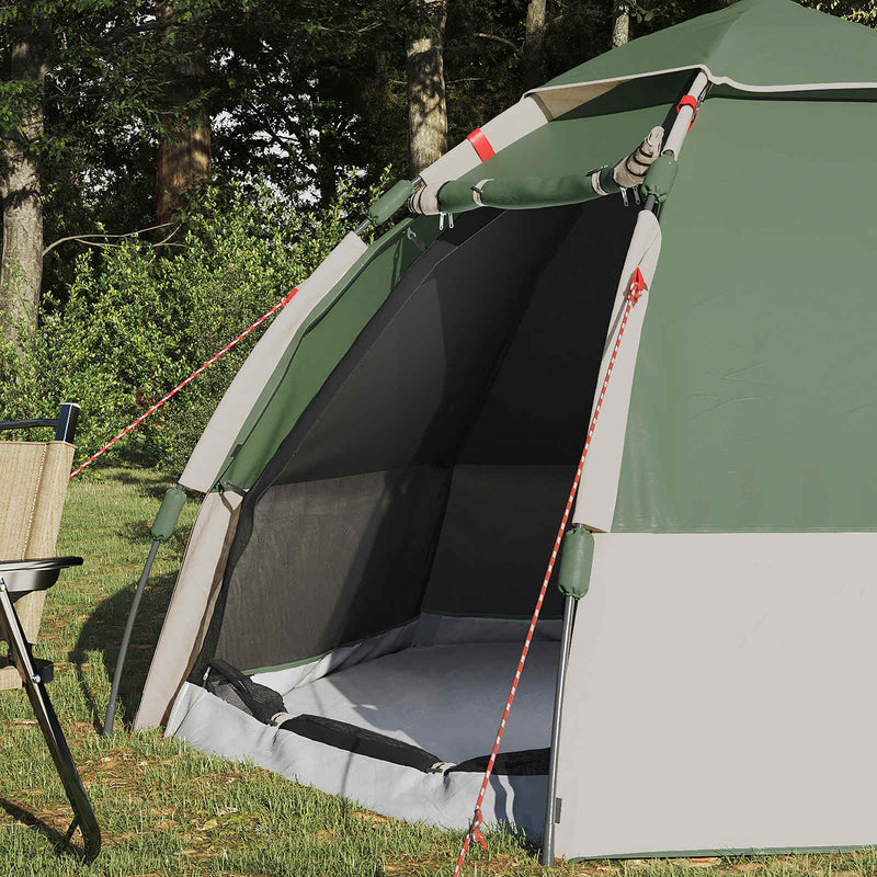 Load image into Gallery viewer, Vidaxl instant tent met regenhoes voor 4 personen met snelle release
