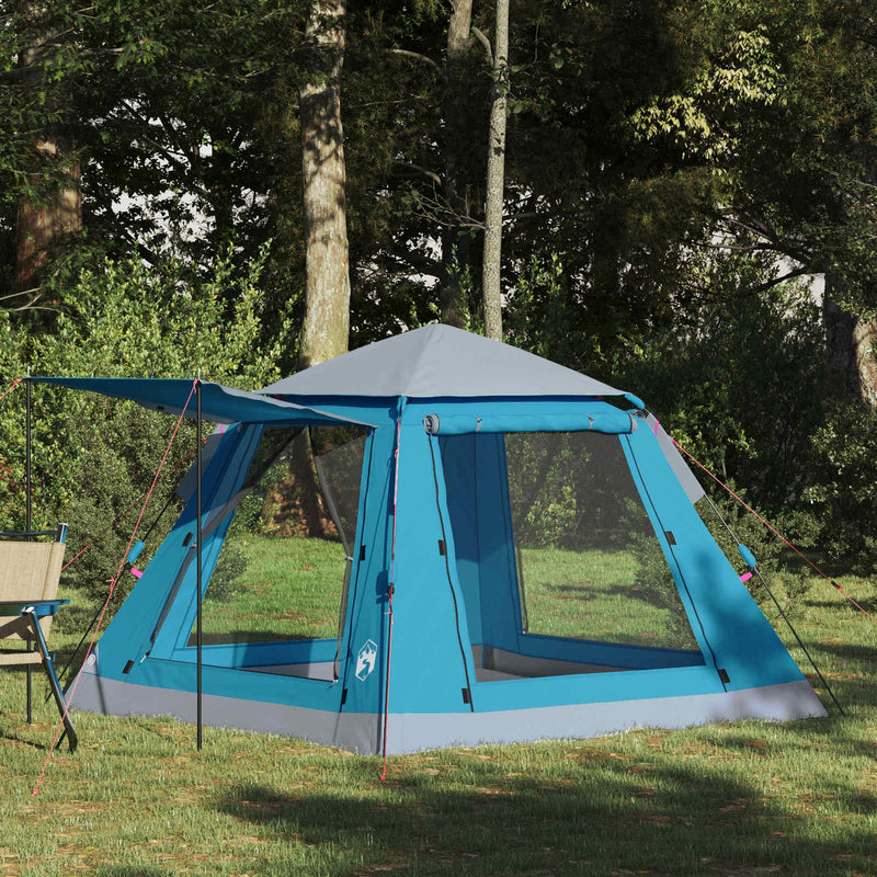 Load image into Gallery viewer, Vidaxl instant tent met regenfly voor 3 personen met snelle bevrijding
