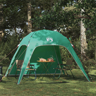 Vidaxl instant tent 4-person quick-release zeegroen 260 x 260 x 197 cm