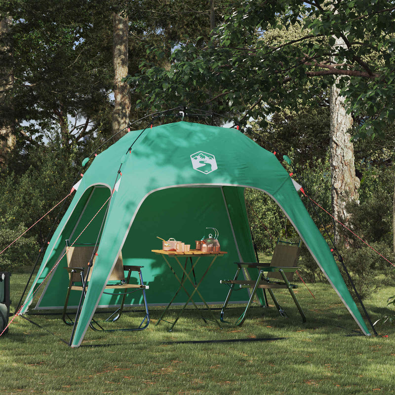 Load image into Gallery viewer, Vidaxl instant tent 4-person quick-release zeegroen 260 x 260 x 197 cm
