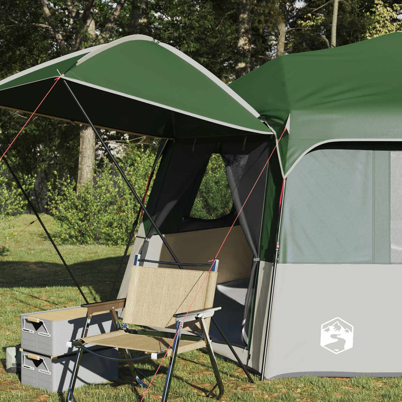 Load image into Gallery viewer, Vidaxl instant tent met regenhuif voor 12 personen met snelontgrendeling
