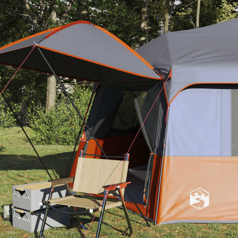 Load image into Gallery viewer, Vidaxl instant tent met regenhuif voor 12 personen met snelontgrendeling
