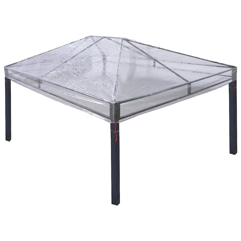 Load image into Gallery viewer, Vidaxl gazebo dekking vervanging doorzichtig 400 x 300 x 32 cm pvc
