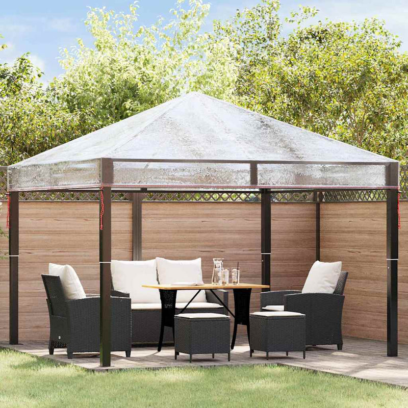 Load image into Gallery viewer, Vidaxl gazebo dekking vervanging doorzichtig 3 x 3 m pvc
