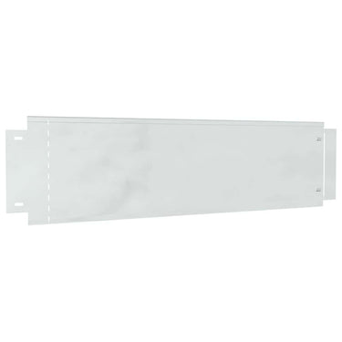 Vidaxl gazonranden 10 pcs zilver 100 x 25 x 0,07 cm