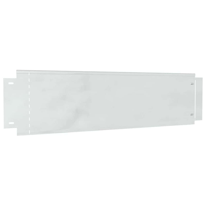 Load image into Gallery viewer, Vidaxl gazonranden 10 pcs zilver 100 x 25 x 0,07 cm
