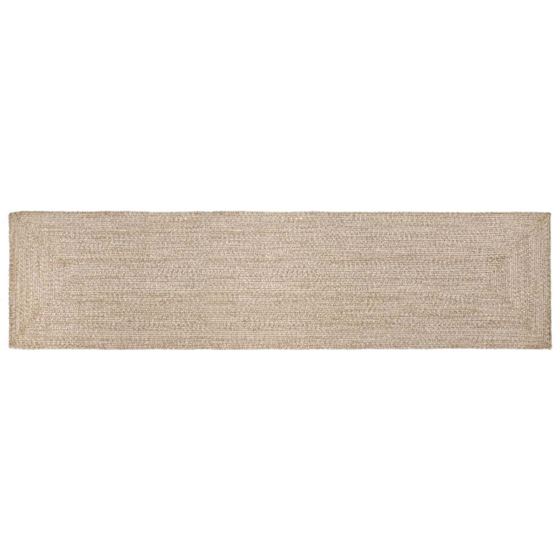 Load image into Gallery viewer, Vidaxl vloerkleden rechthoekig natuurlijk en wit 60 x 400 cm jute
