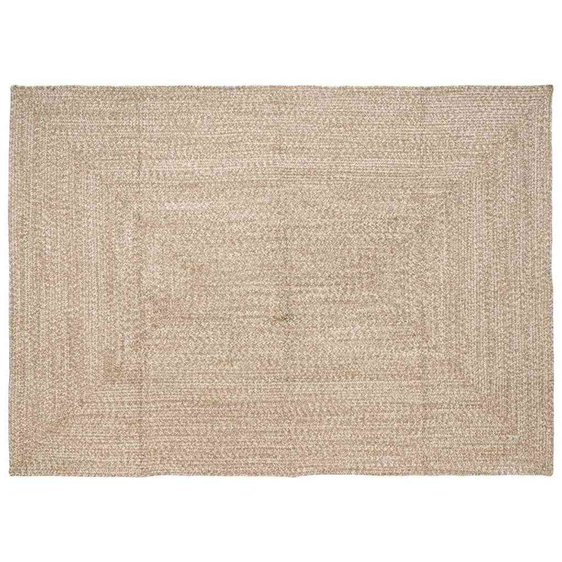 Load image into Gallery viewer, Vidaxl vloerkleden rechthoekig natuurlijk en wit 240 x 340 cm jute
