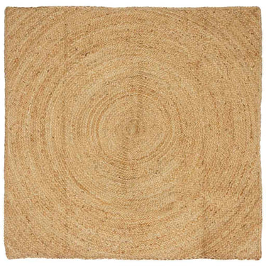 Vidaxl vloerkleden vierkant bruin 120 x 120 cm jute