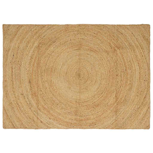 Vidaxl vloerkleden rechthoekig bruin 140 x 200 cm jute