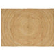 Vidaxl vloerkleden rechthoekig bruin 140 x 200 cm jute
