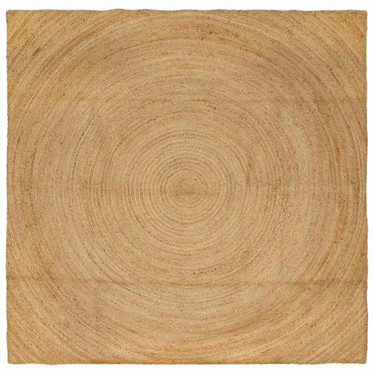 Vidaxl vloerkleden vierkant bruin 240 x 240 cm jute