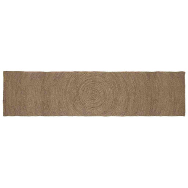 Vidaxl vloerkleden rechthoekig grijs 60 x 400 cm jute