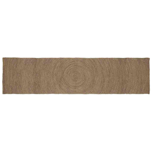 Vidaxl vloerkleden rechthoekig grijs 60 x 400 cm jute