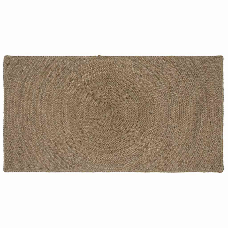 Load image into Gallery viewer, Vidaxl vloerkleden rechthoekig grijs 80 x 150 cm jute
