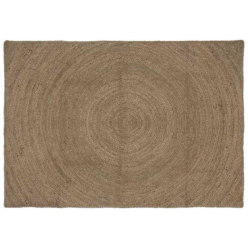 Load image into Gallery viewer, Vidaxl vloerkleden rechthoekig grijs 120 x 170 cm jute
