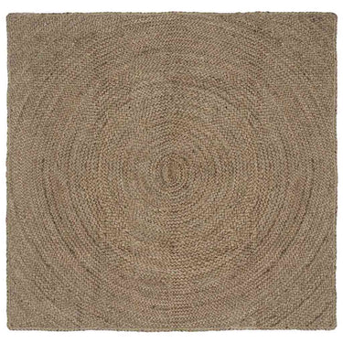 Vidaxl vloerkleden vierkant grijs 160 x 160 cm jute