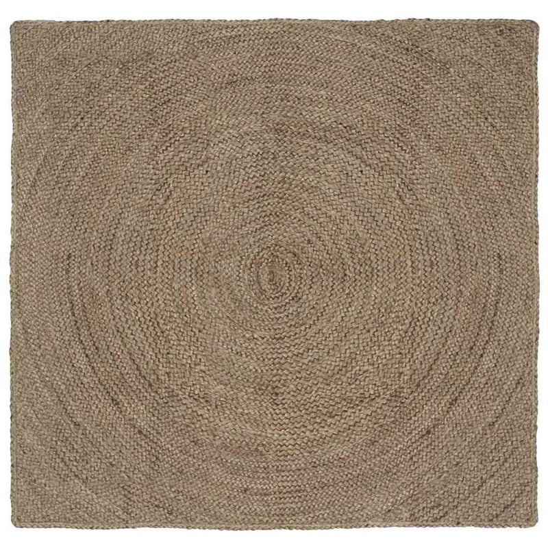 Load image into Gallery viewer, Vidaxl vloerkleden vierkant grijs 160 x 160 cm jute
