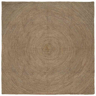 Vidaxl vloerkleden vierkant grijs 240 x 240 cm jute