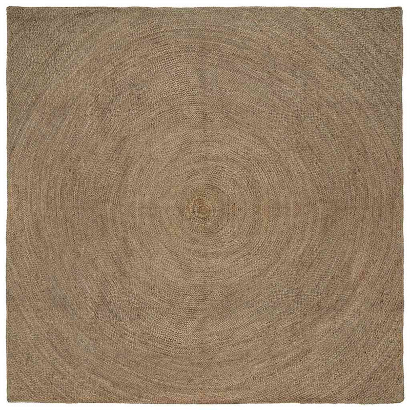 Load image into Gallery viewer, Vidaxl vloerkleden vierkant grijs 240 x 240 cm jute
