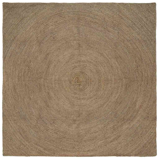 Vidaxl vloerkleden vierkant grijs 240 x 240 cm jute