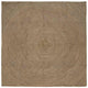 Vidaxl vloerkleden vierkant grijs 240 x 240 cm jute