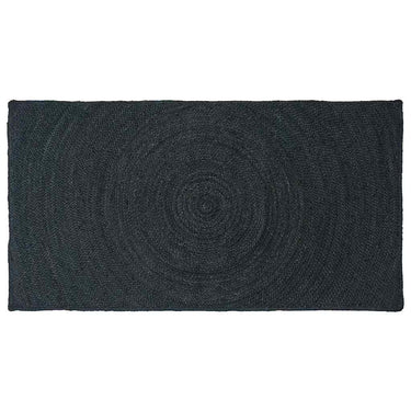 Vidaxl vloerkleden rechthoekig donkergrijs 80 x 150 cm jute