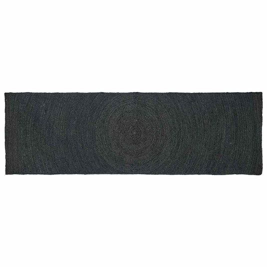 Vidaxl vloerkleden rechthoekig donkergrijs 80 x 300 cm jute
