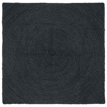 Vidaxl vloerkleden vierkant donkergrijs 160 x 160 cm jute