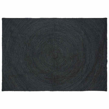 Vidaxl vloerkleden rechthoekig donkergrijs 160 x 230 cm jute