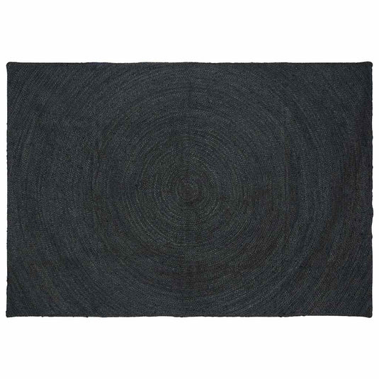 Vidaxl vloerkleden rechthoekig donkergrijs 160 x 230 cm jute
