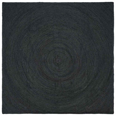 Vidaxl vloerkleden vierkant donkergrijs 240 x 240 cm jute