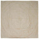 Vidaxl vloerkleden vierkant natuurlijk en wit 240 x 240 cm jute