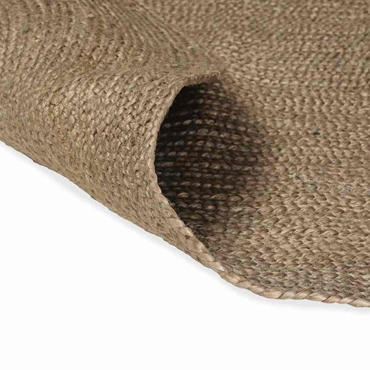 Vidaxl vloerkleden ovaal grijs 100 x 152 cm jute