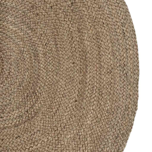 Vidaxl vloerkleden ovaal grijs 122 x 183 cm jute