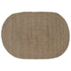 Vidaxl vloerkleden ovaal grijs 122 x 183 cm jute
