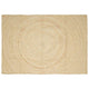 Vidaxl vloerkleed natuurlijk en wit 200 x 290 cm jute