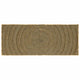 Vidaxl vloerkleed natuurlijk en zwart 80 x 200 cm jute