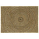 Vidaxl vloerkleed natuurlijk en zwart 120 x 170 cm jute