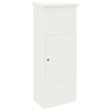 Vidaxl pakket inwerp box met opslag wit 44,5 x 29 x 110,5 cm staal