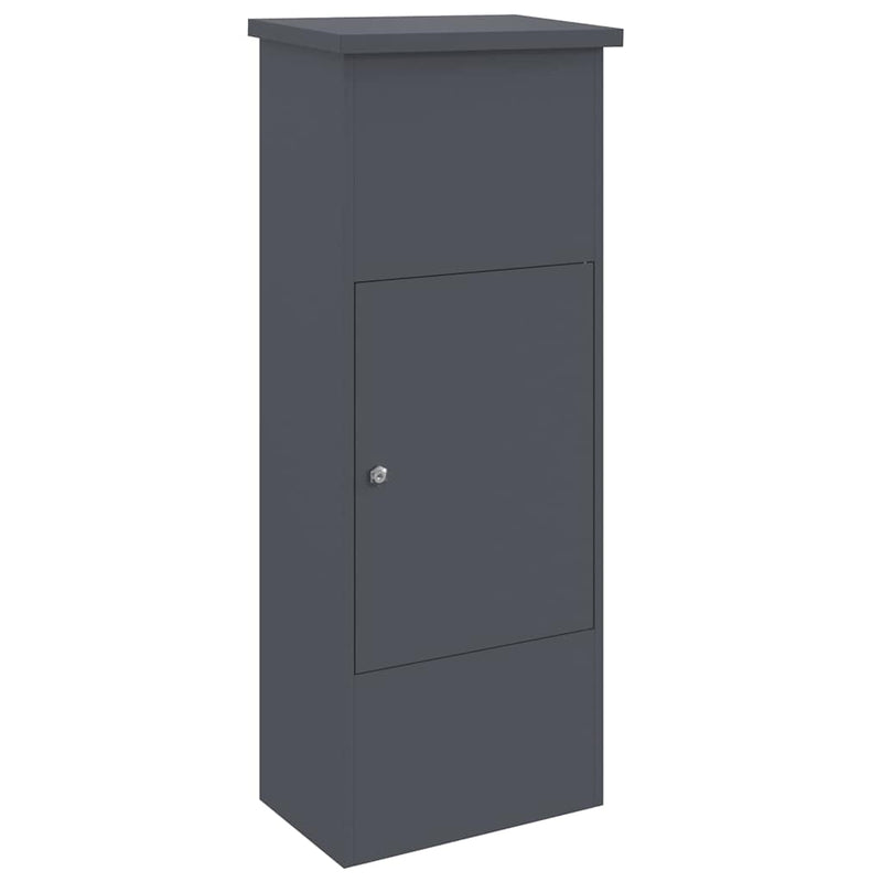 Load image into Gallery viewer, Vidaxl pakket inwerp box met slot antraciet 44,5 x 29 x 110,5 cm staal
