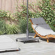 Vidaxl parasolvoet donkergrijze houtlook 45 x 45 x 31,5 cm