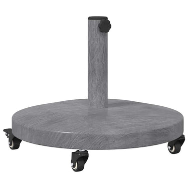 Vidaxl parasolvoet donkergrijze houtlook 48 x 48 x 32 cm