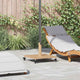 Vidaxl parasolvoet licht hout 45 x 45 x 31,5 cm